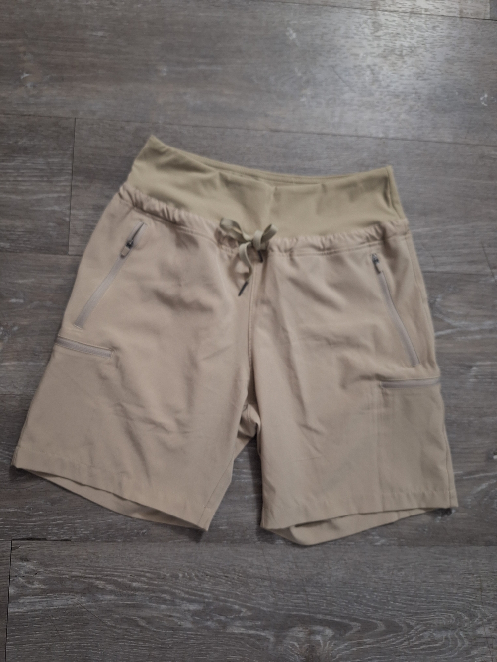 Obla Women’s Athletic Shorts - Khaki Stretch Performance